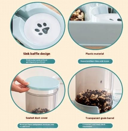 Automatic Pet Feeder – Food & Water – view 5