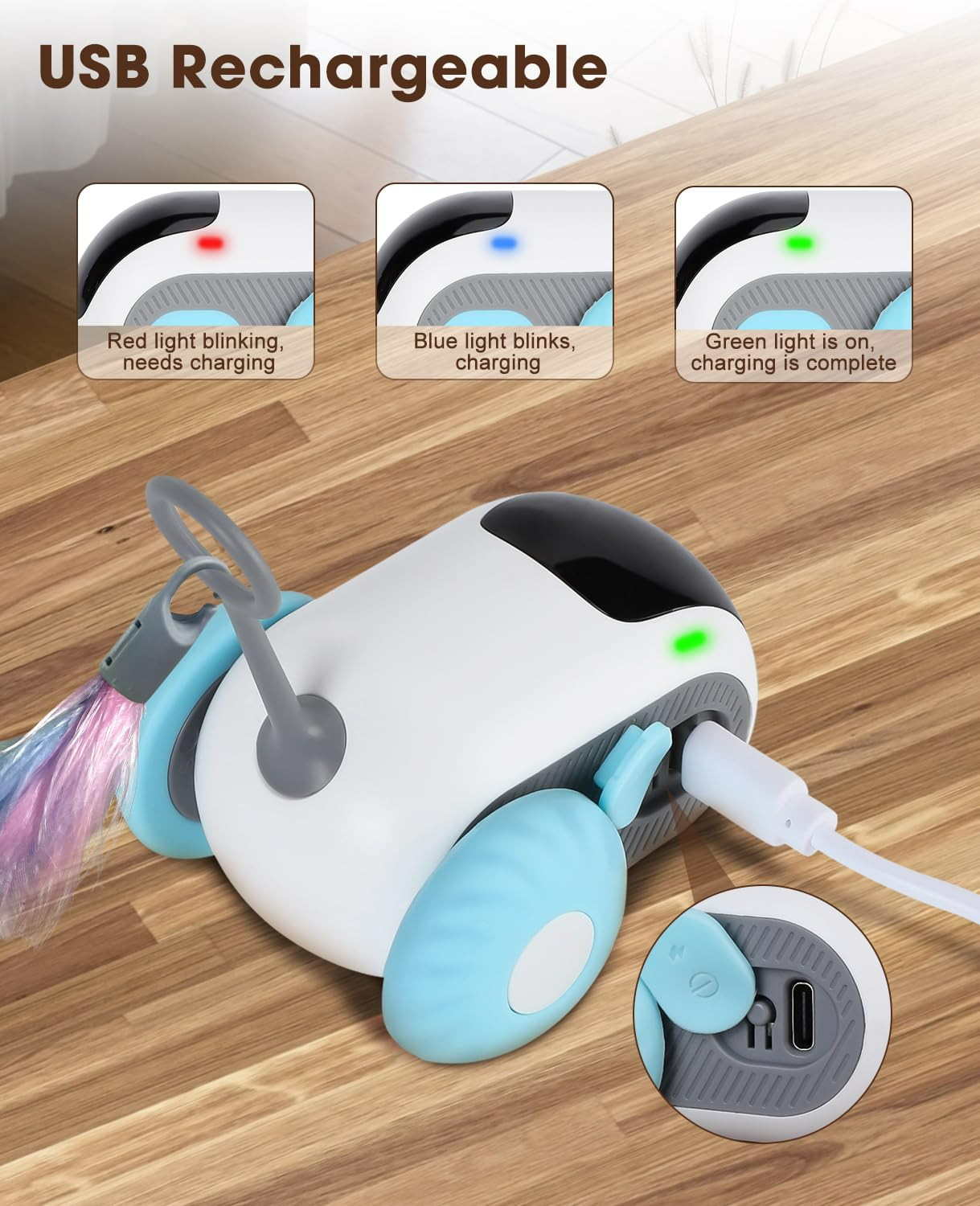 Smart Interactive Cat Toy Car – view 4