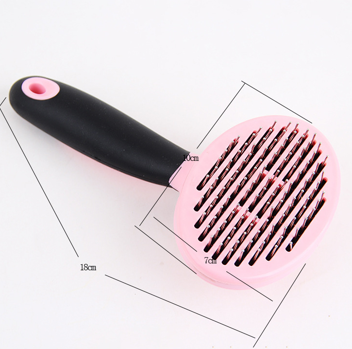 Self-Cleaning Round Head Grooming Brush – view 4