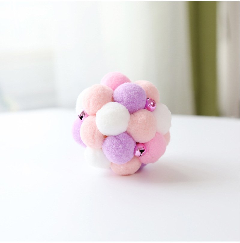 Plush Bell Cat Teaser Ball