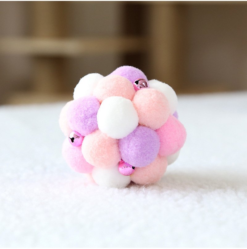 Plush Bell Cat Teaser Ball – view 2